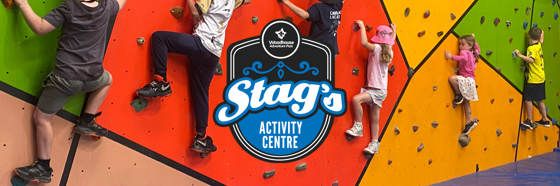 Woodhouse Stags Activity Centre Website Banner