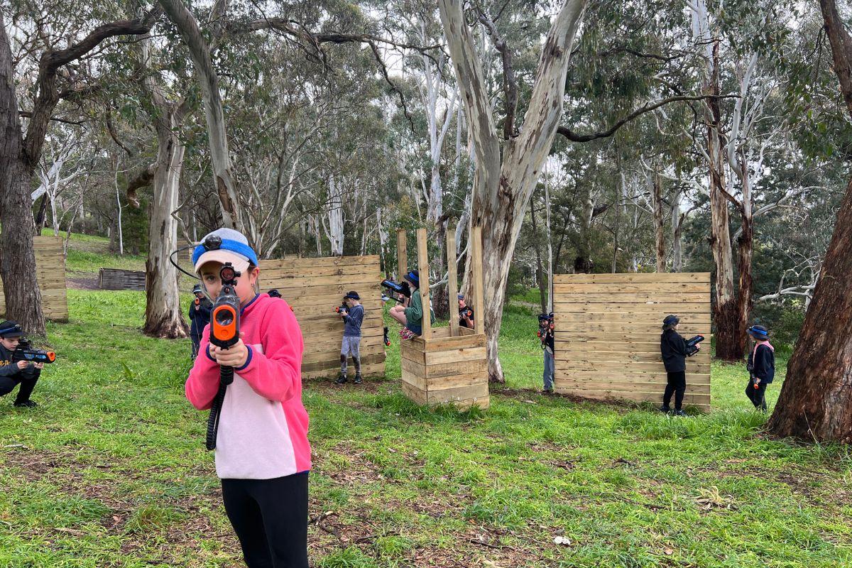 Laser Skirmish at Woodhouse